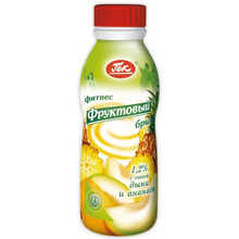 Йогурт питьевой с соком Дыни и ананаса 1,2% бут.