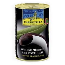 Маслины чёрные без косточки «Carretilla»